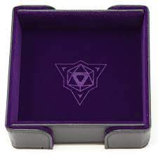Square Dice Tray - Purple